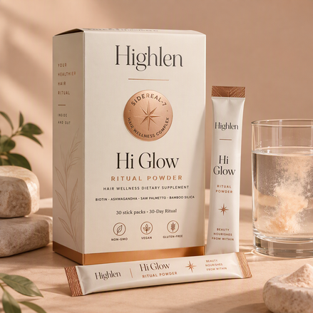 Hi Glow - Wellness Supplement, one stick at a time - The hair ritual that begins within.