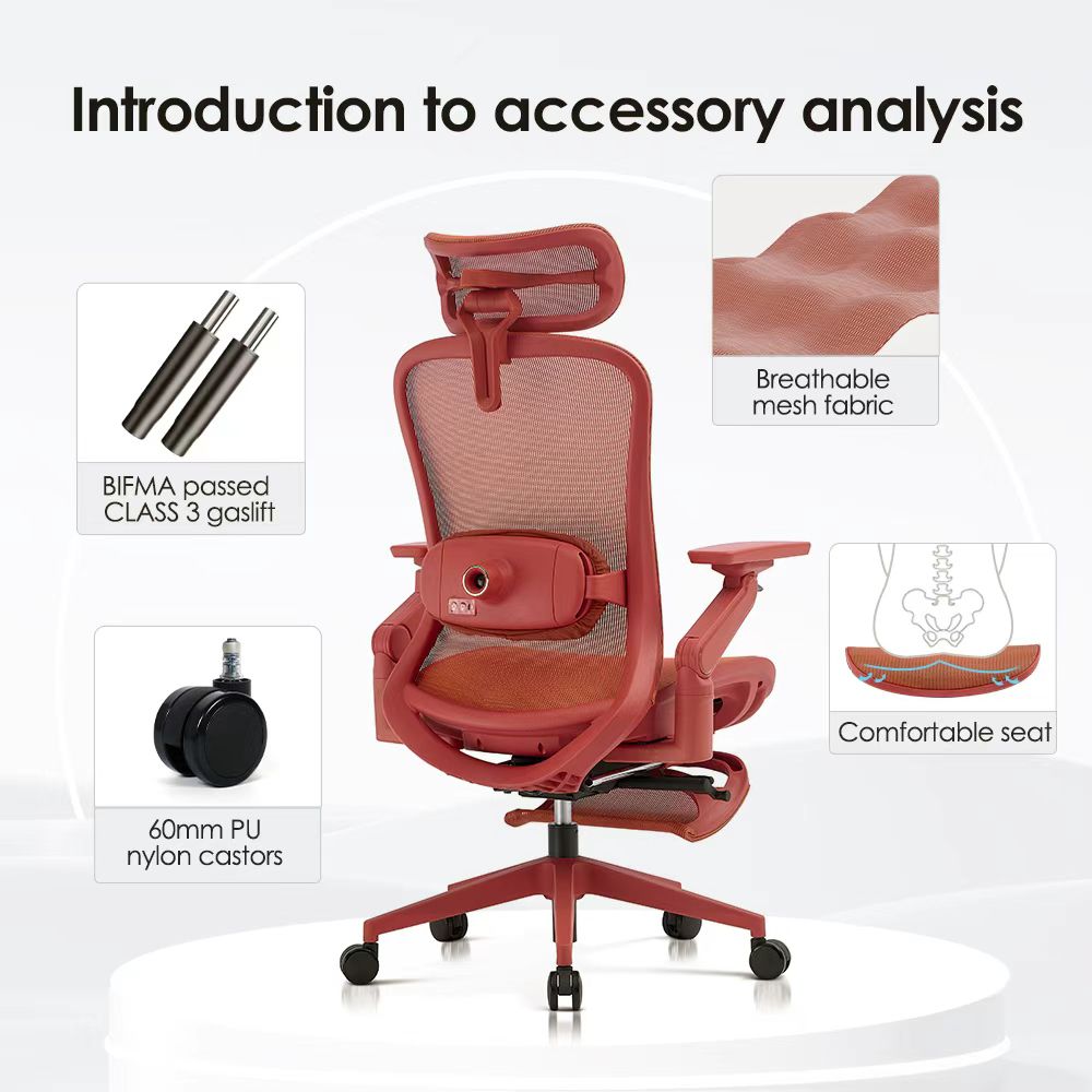 Ergonomic Work Chair Designed for Pregnancy Comfort